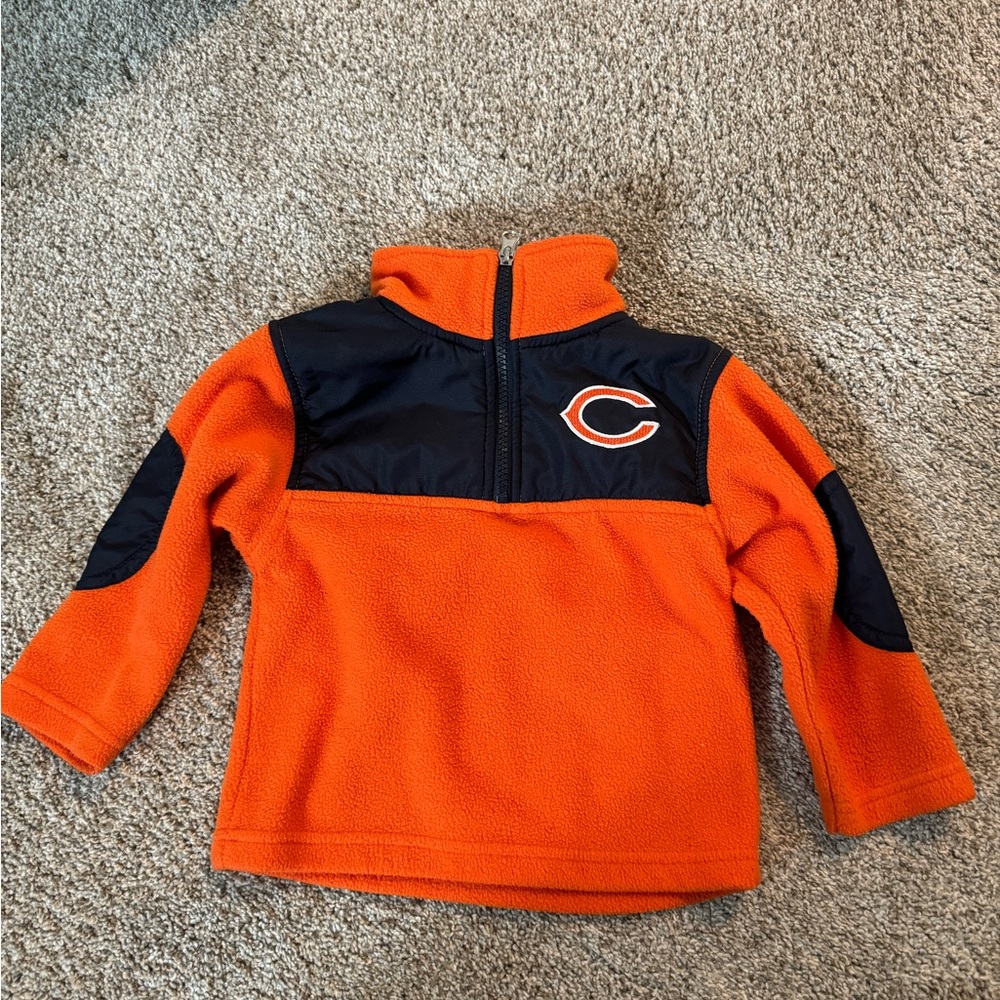 Chicago Bears NFL Toddler Pull Over Fleece Sweatshirt Jacket 2T